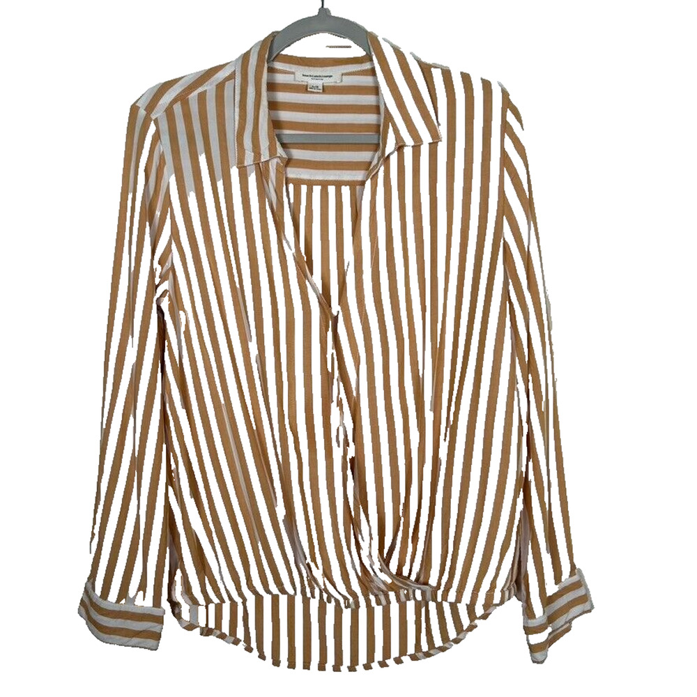 beachlunchlounge collection womens L blouse wrap Feminine Bohemian